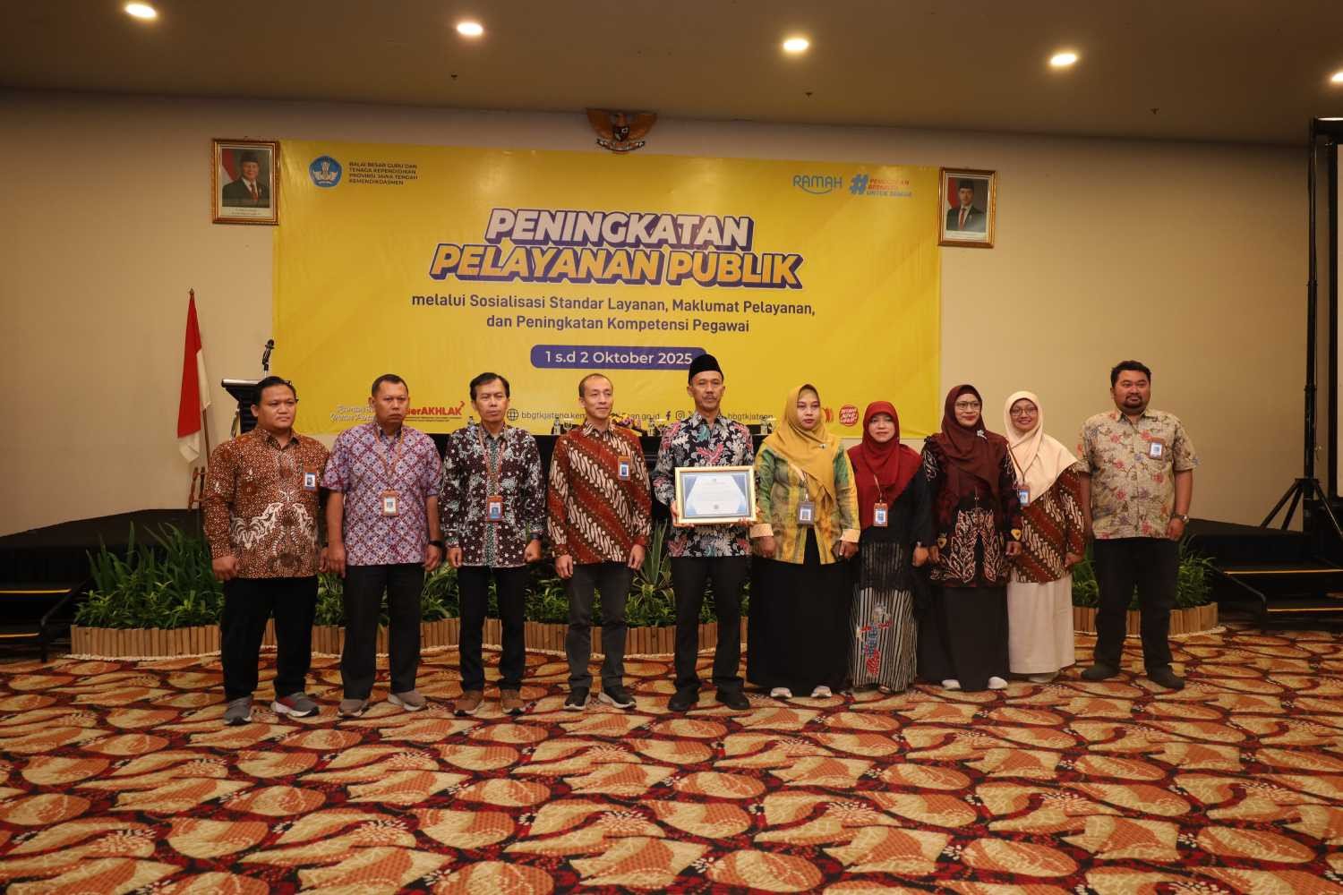 BBGTK Provinsi Jawa Tengah Lakukan Sosialisasi Standar dan Deklarasi Maklumat Layanan